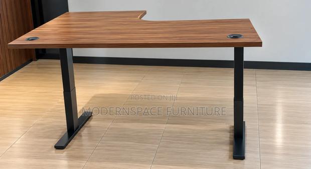 Electric Executive Office Desk | L-Shaped Computer Desk - thumbnail 2