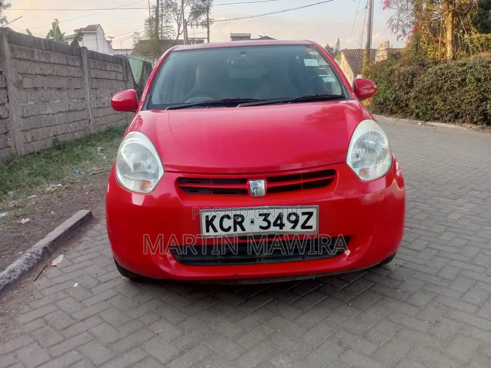 Toyota Passo 2011 Red