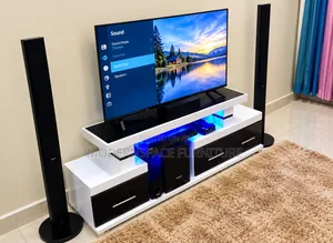 Modern TV Stand With LED