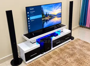 Modern TV Stand With LED