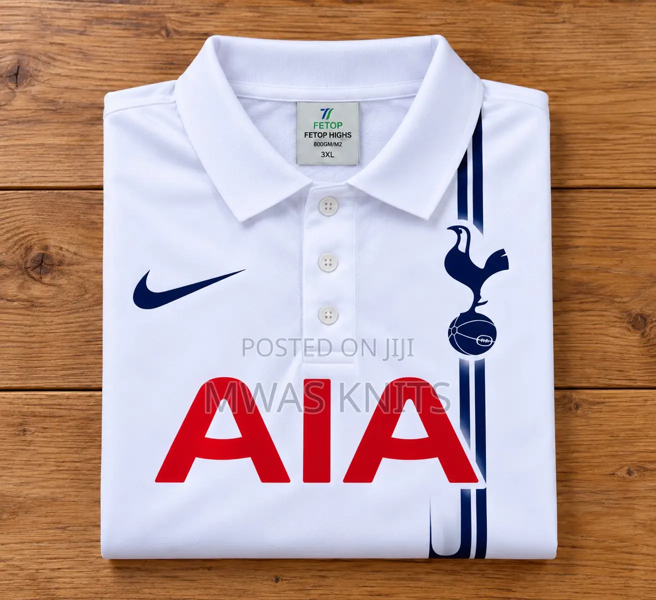 Tottenham Hotspur White Polo Shirt – Quality Football Jersey