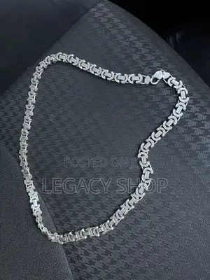 Silver Necklace for Men Stainless Steel Cash Money Chain Necklace Gift