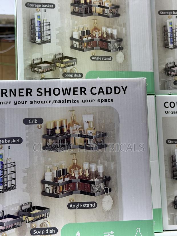 5in1 Corner Shelves Bathroom Organizers - thumbnail 2