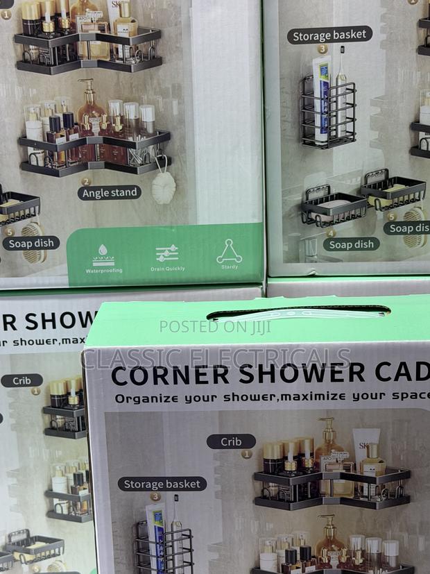5in1 Corner Shelves Bathroom Organizers - main view