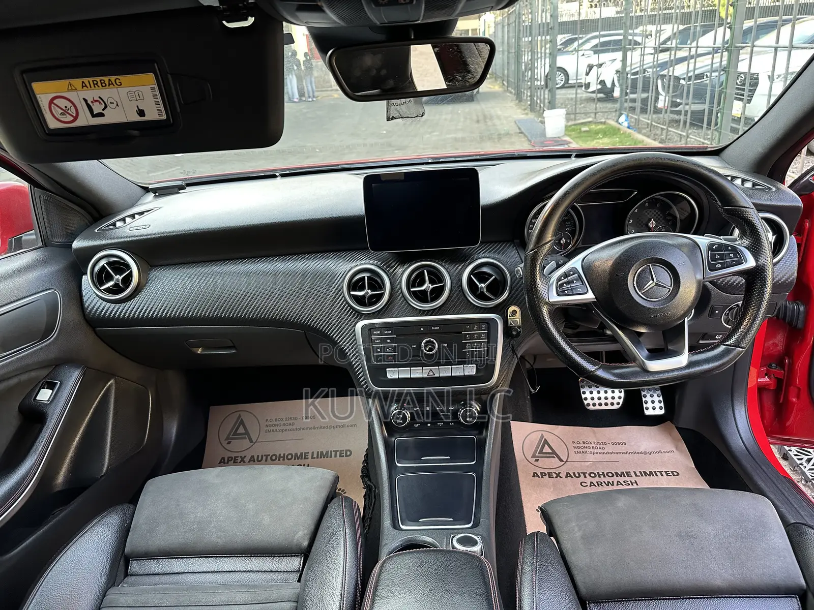 Mercedes-Benz A-Class 2016 Red