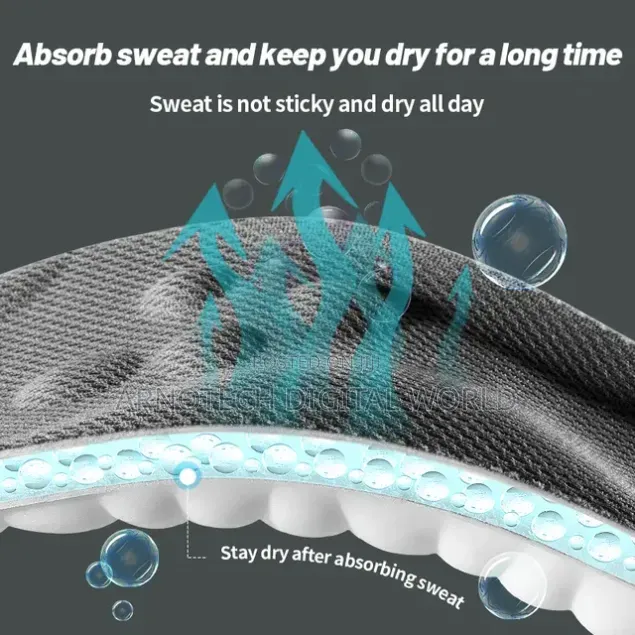 4D Shock-Absorption Orthopedic Sports Insoles