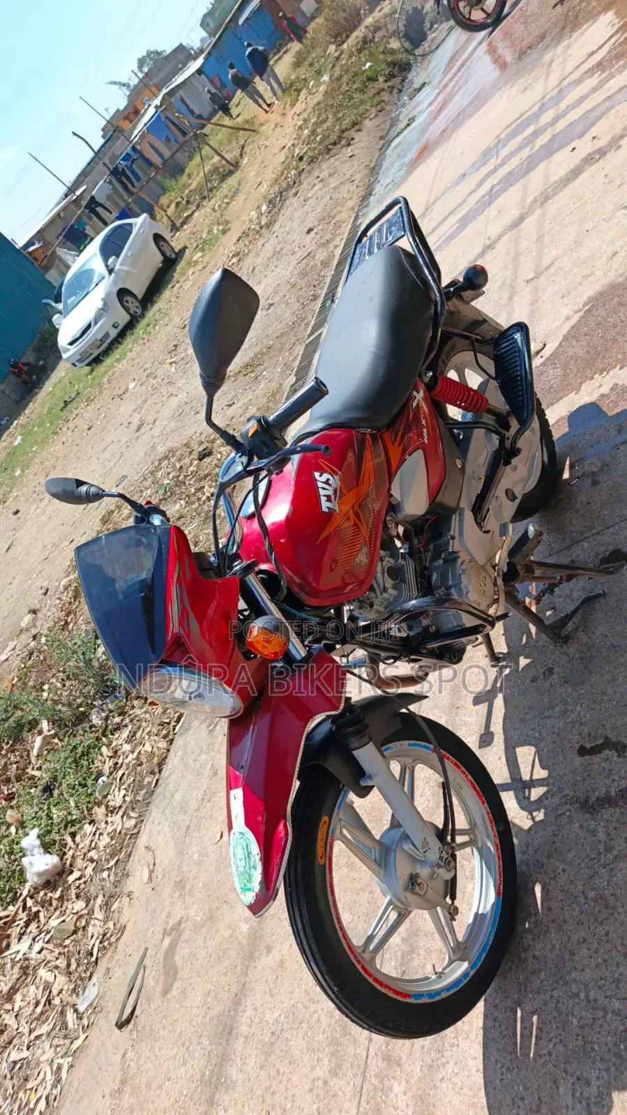 TVS HLX Plus ES 2024 Red