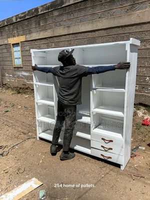 All White 6 by 6 Wardrobe