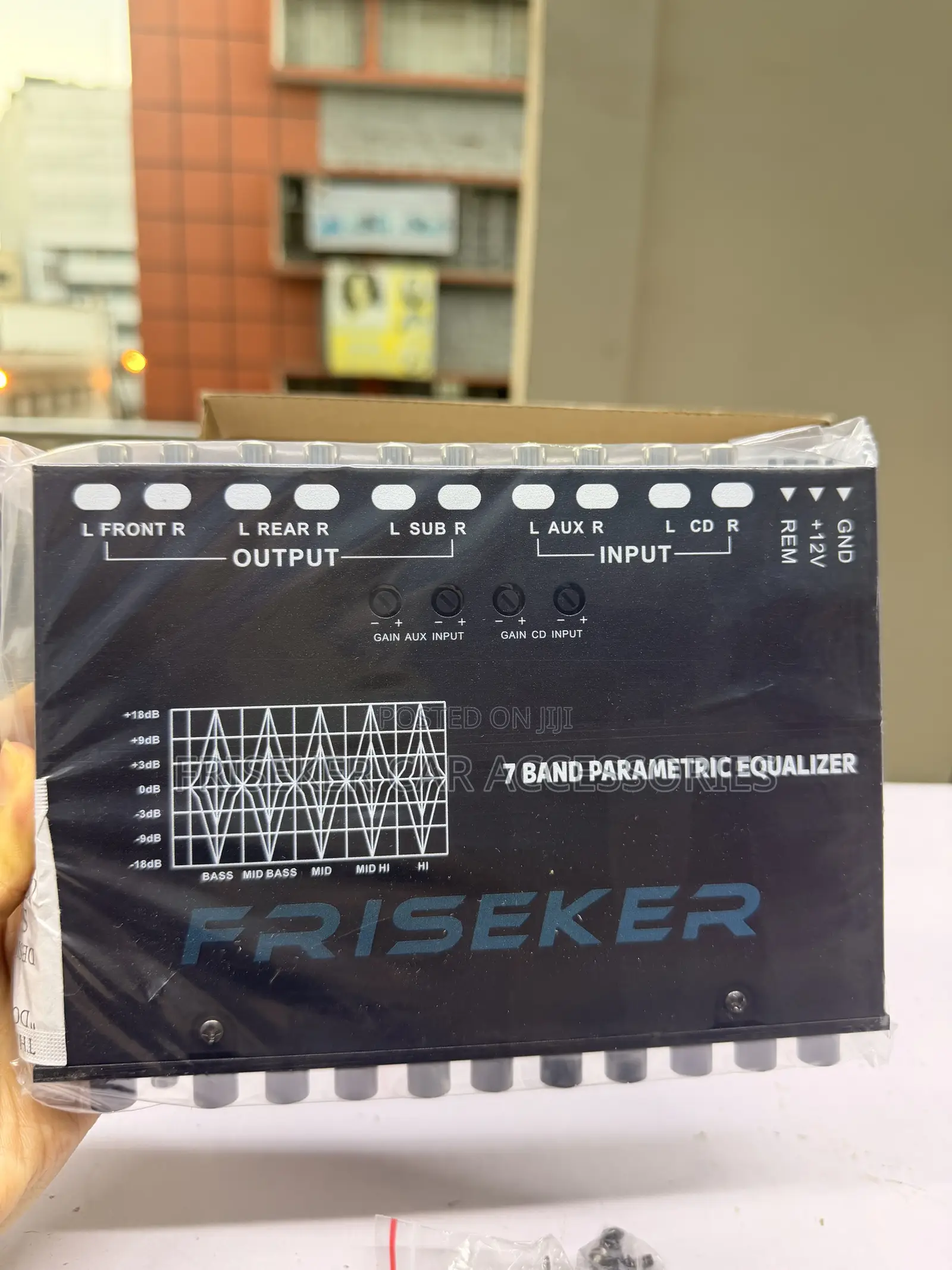 FRISEKER EQ‐F718 PRO 7 Band Car Audio Equalizer