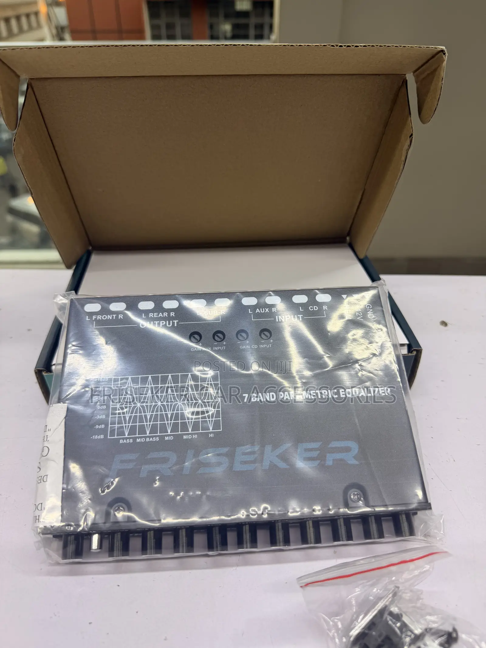 FRISEKER EQ‐F718 PRO 7 Band Car Audio Equalizer