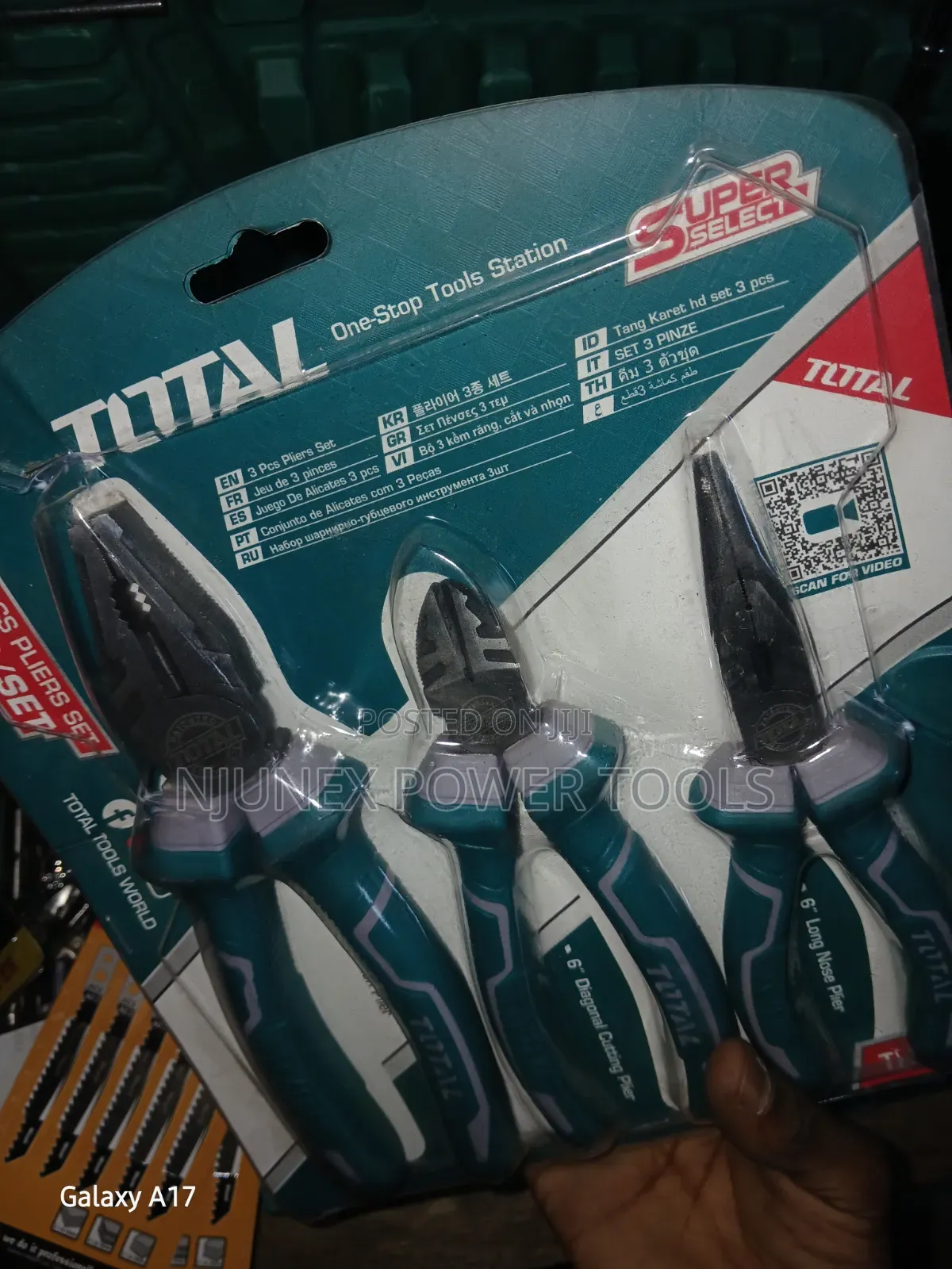 TOTAL 3-Piece Pliers Set (Resembles Model THT1K0301