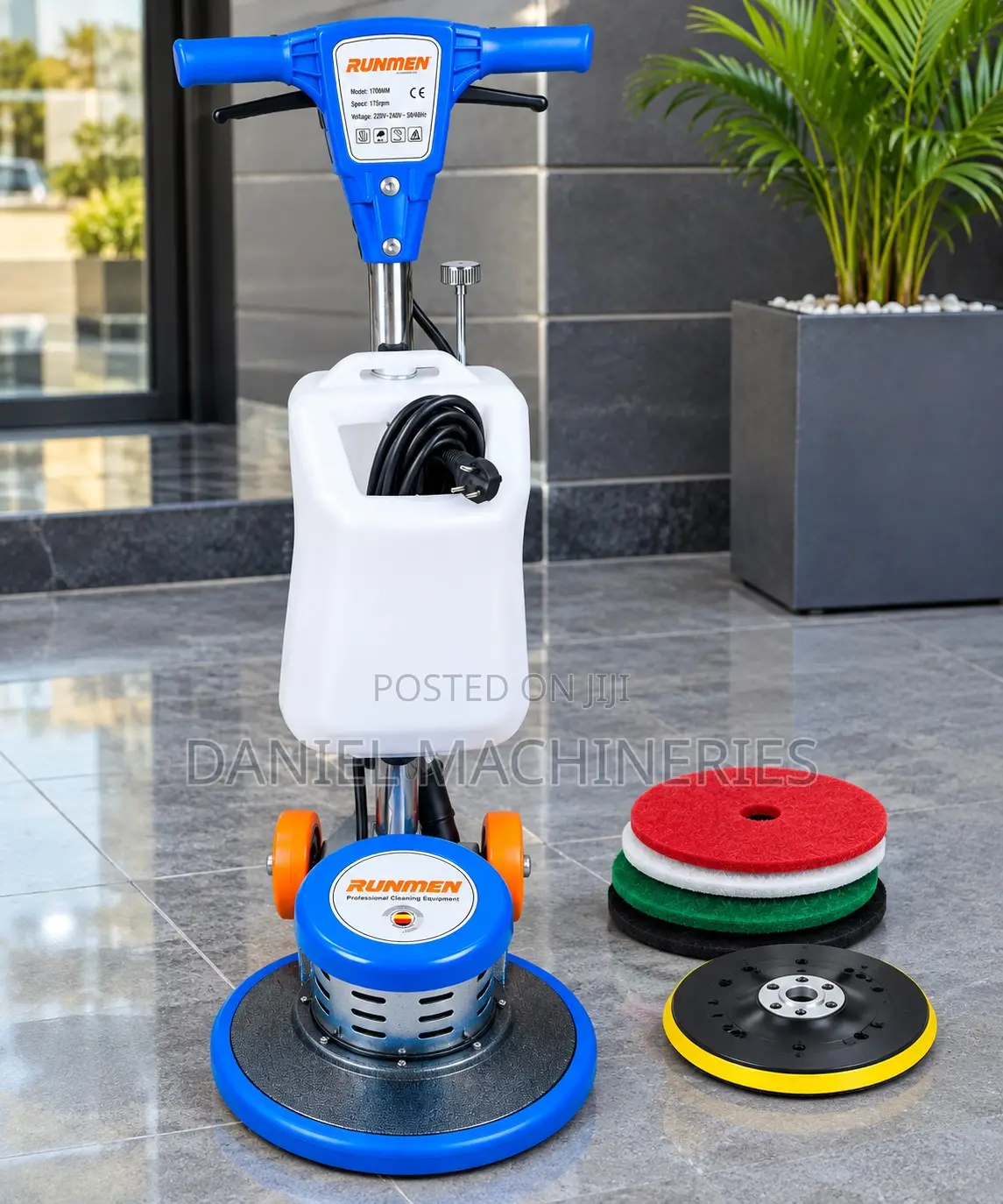 Runner Floor Scrubber With 3brushes