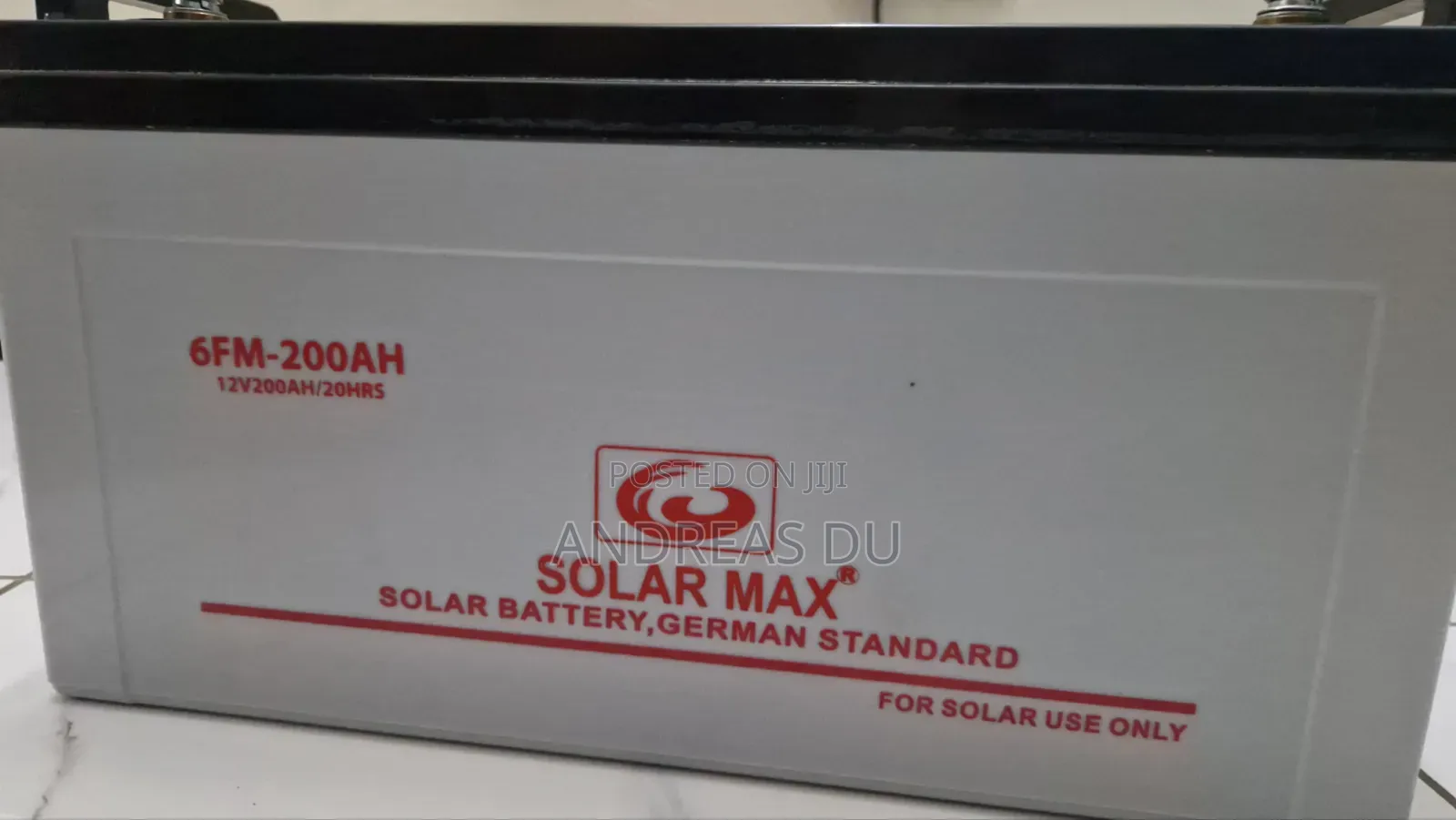 Solarmax Battery 200Ah/12v *Used*