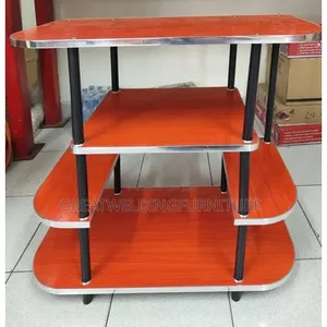 Quality Flowered-Shaped Wooden TV Stand