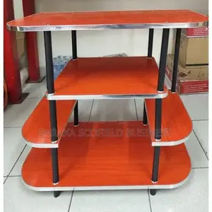 Quality Flowered-Shaped Wooden TV Stand