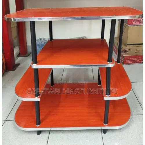 Quality Flowered-Shaped Wooden TV Stand