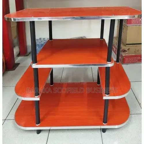 Quality Flowered-Shaped Wooden TV Stand