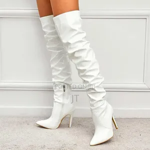 Shiny Stilleto Thighboots