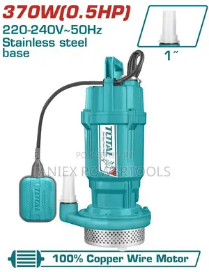 Total TWP63706 Submersible Clean Water Pump 370W(0.5HP) 17M