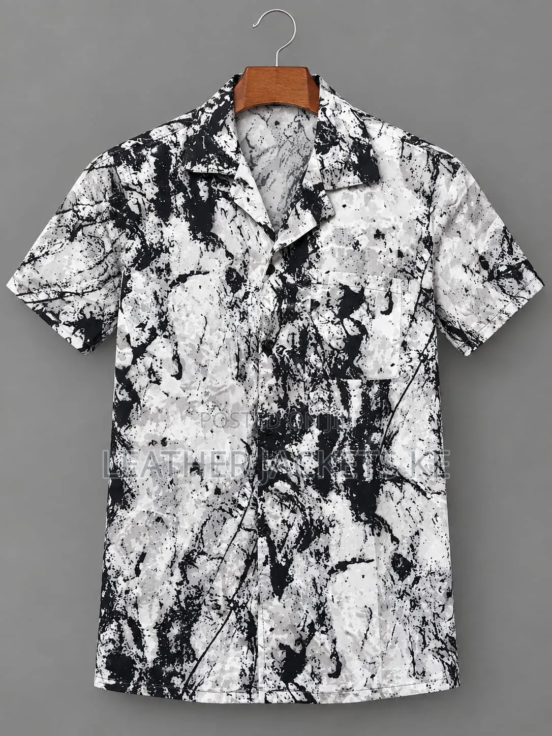 Stylish Men's Short Sleeve Button-Up Shirts – Assorted Prints