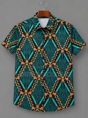 Stylish Men's Short Sleeve Button-Up Shirts – Assorted Prints