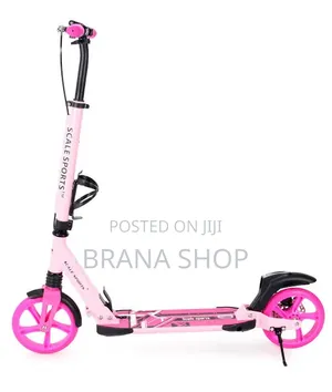 Sleek Pink Kids Kick Scooter – Sturdy Adjustable