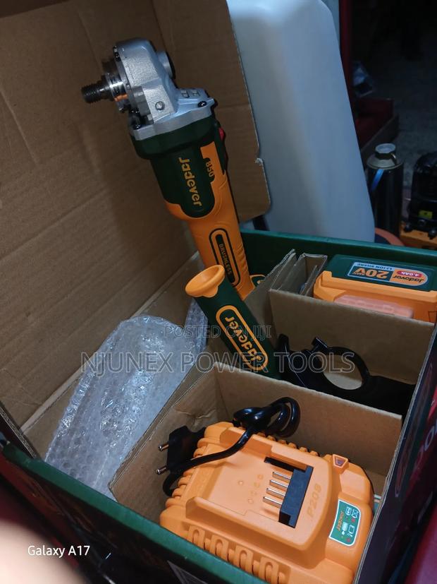 Jadever 20V Cordless Angle Grinder (Model JDLAP5421) - main view