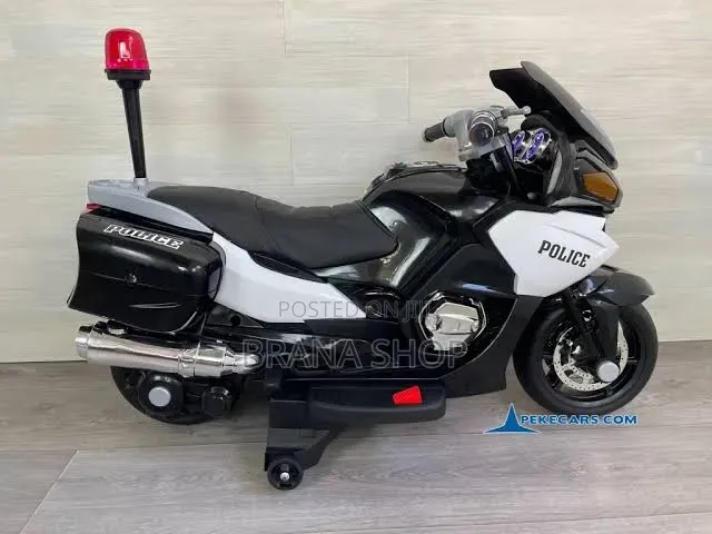 Stylish Police Edition 24V Kids Electric Motorcycle 