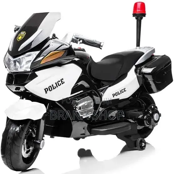 Modern Police Officer 24V Ride-on Motorcycle for Kids 