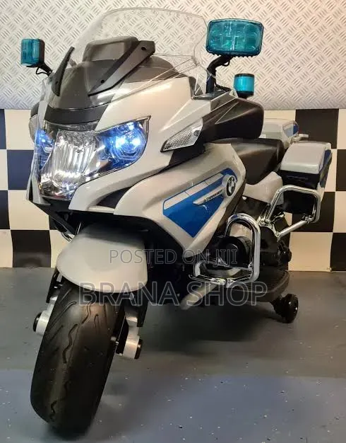 Unique Police Officer Edition Kids Motorcycle – 24V Electric Ride-On