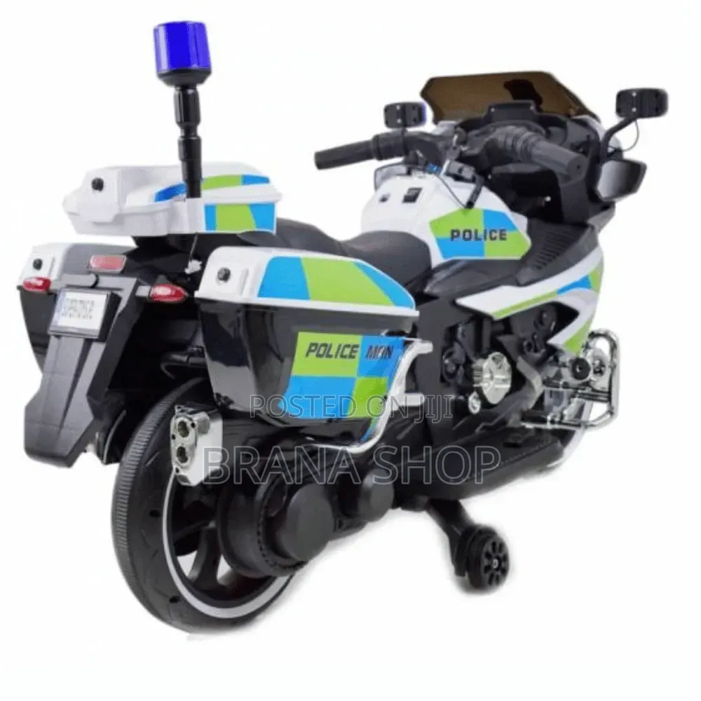 Attractive Police Officer 24V Kids Motorcycle – Lights Music 