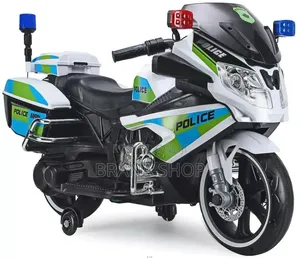 Trendy 24V Police Kids Motorcycle Stylish Ride-on With Rubber Wheels