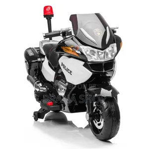 Premium Police Ride-on 24V Kids Motorcycle Lights, Music