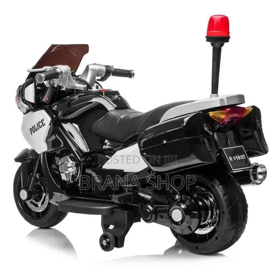 Rugged Police Officer Edition 24V Kids Motorcycle 