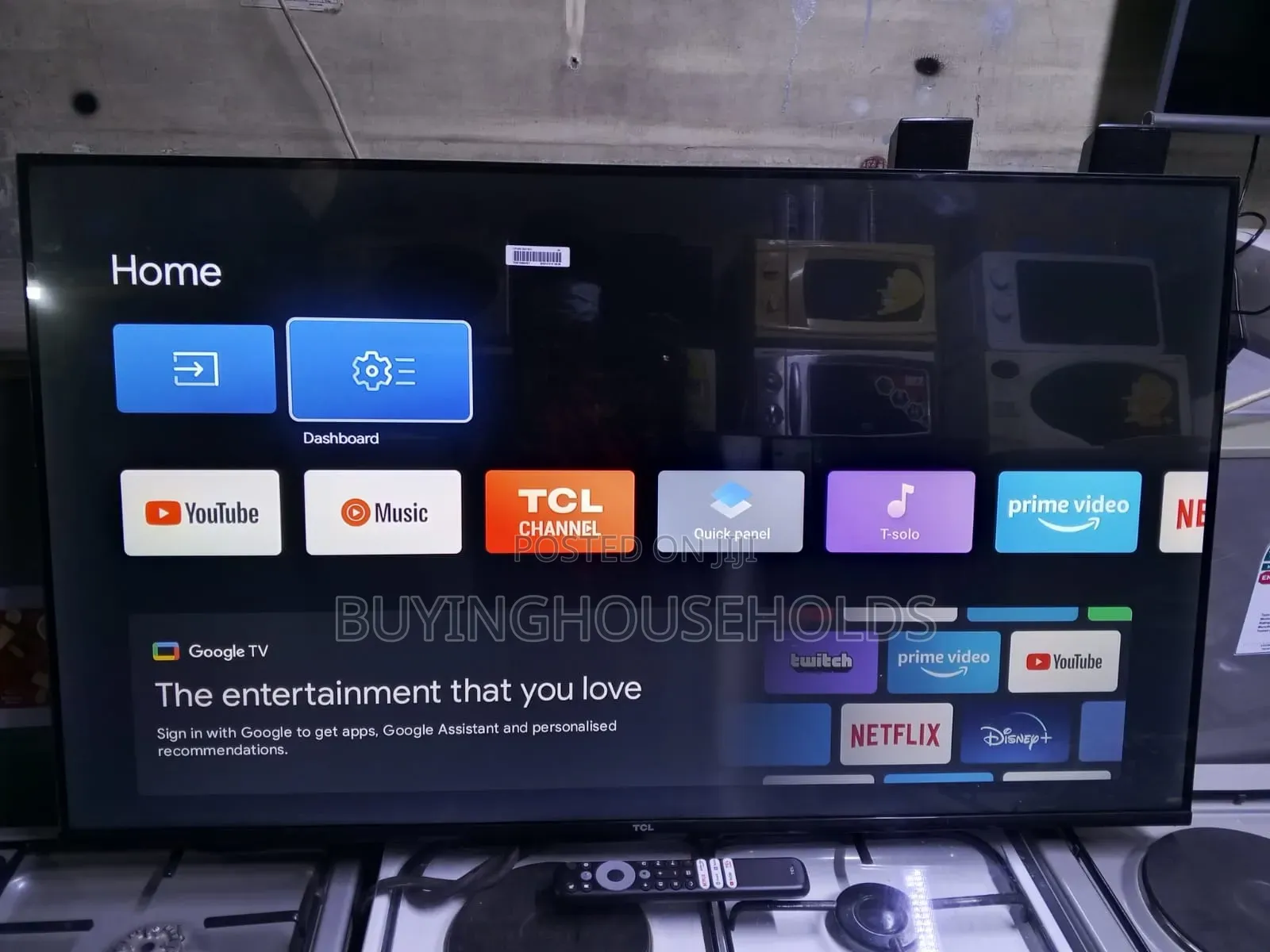 TCL 43" Google TV Model:43V6D