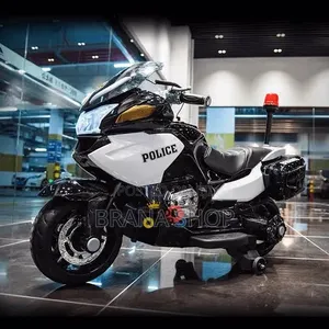 Modern Police Officer 24V Electric Kids Bike – Music Lights 