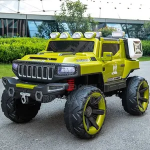 Rugged Green Hummer Jeep 24V – 4X4 Rubber Tires Bluetooth à