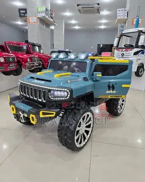 Stylish Blue 24V Hummer Jeep – Rugged 4X4 Kids Ride-on 