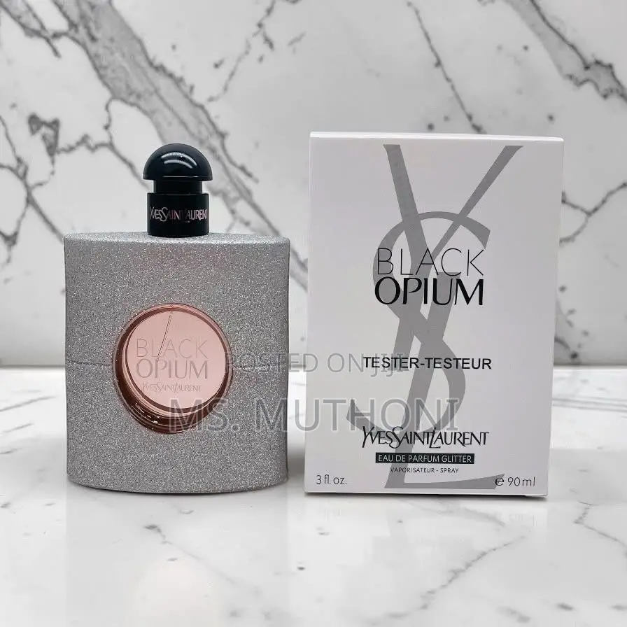 90 Ml Bottle of Yves Saint Laurent Black Opium Eau De Parfum Glitter