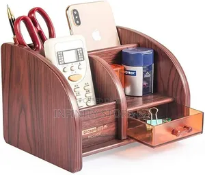 *Glosen Wooden Desk Organizer for Table - Home, Office,