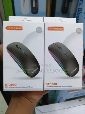 Rechargeable Wireless Mouse Bluetooth 2.4GHz USB Receiver Silent.