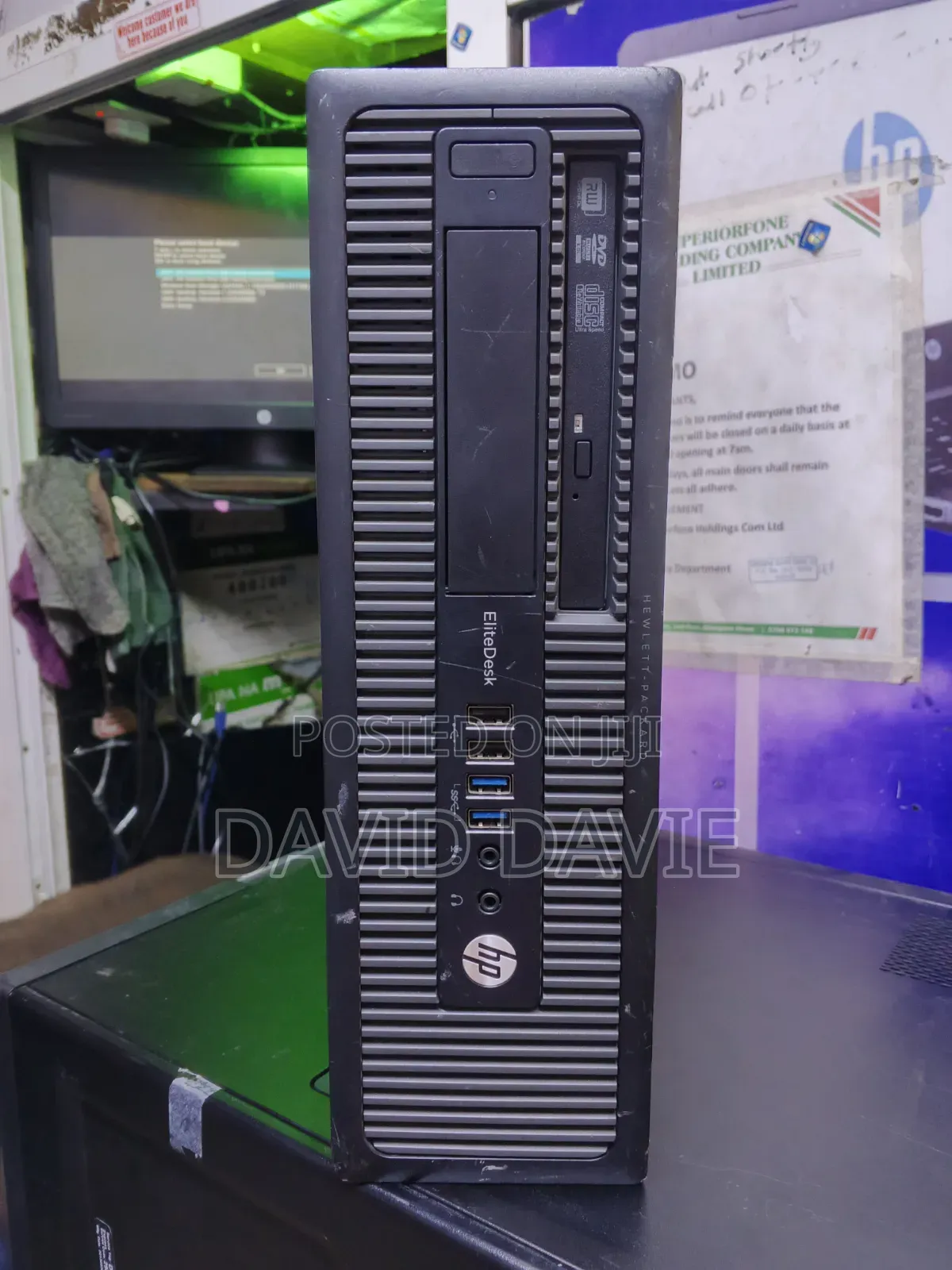 Desktop Computer HP EliteDesk 800 4GB Intel Core i5 HDD 500GB