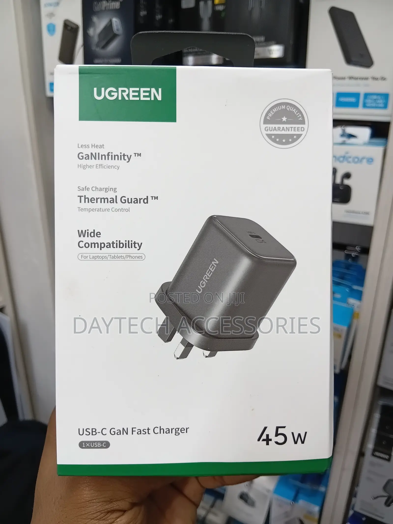 UGREEN 45W Type-C GaN Fast Charger UK – X524 – 65056B