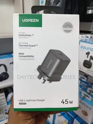 Ugreen X524 45W GaN Fast Charger UK USB-C Power Delivery Wall Charger