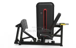 Merc Pro-Series Commercial Seated Leg Press Machine – Black Red