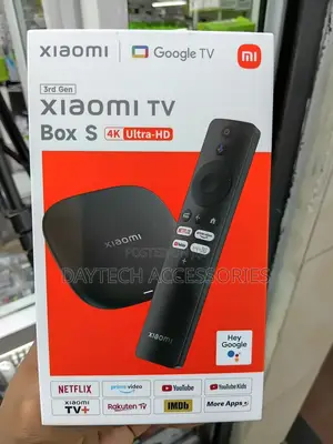 Xiaomi Mi Box S 3rd Gen – Google TV Streaming Box With Wi-Fi 6 - Bl
