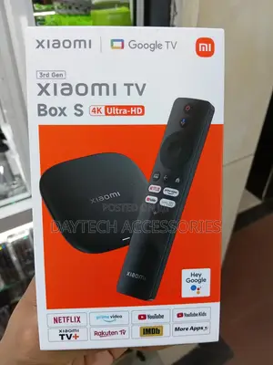 Xiaomi Mi Box S 3rd Gen – Google TV Streaming Box With Wi-Fi 6 - Bl