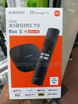 Xiaomi Mi Box S 3rd Gen – Google TV Streaming Box With Wi-Fi 6 - Bl