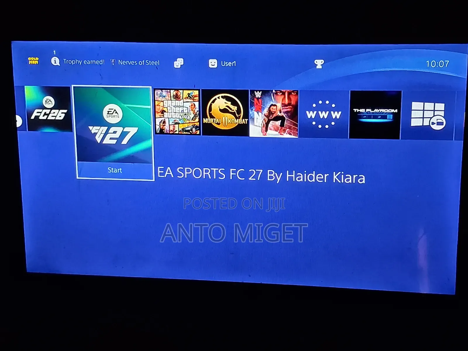 FC 27 Ps4 Chipped Version 9.00 - 13.00(Goldhen)