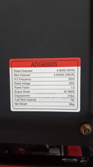 Diesel Generator 7.5kva